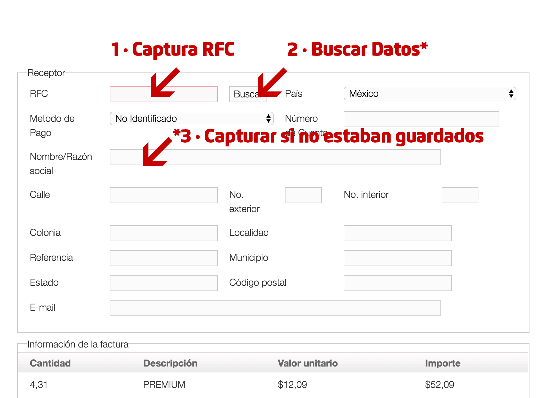 Factura Factura 1