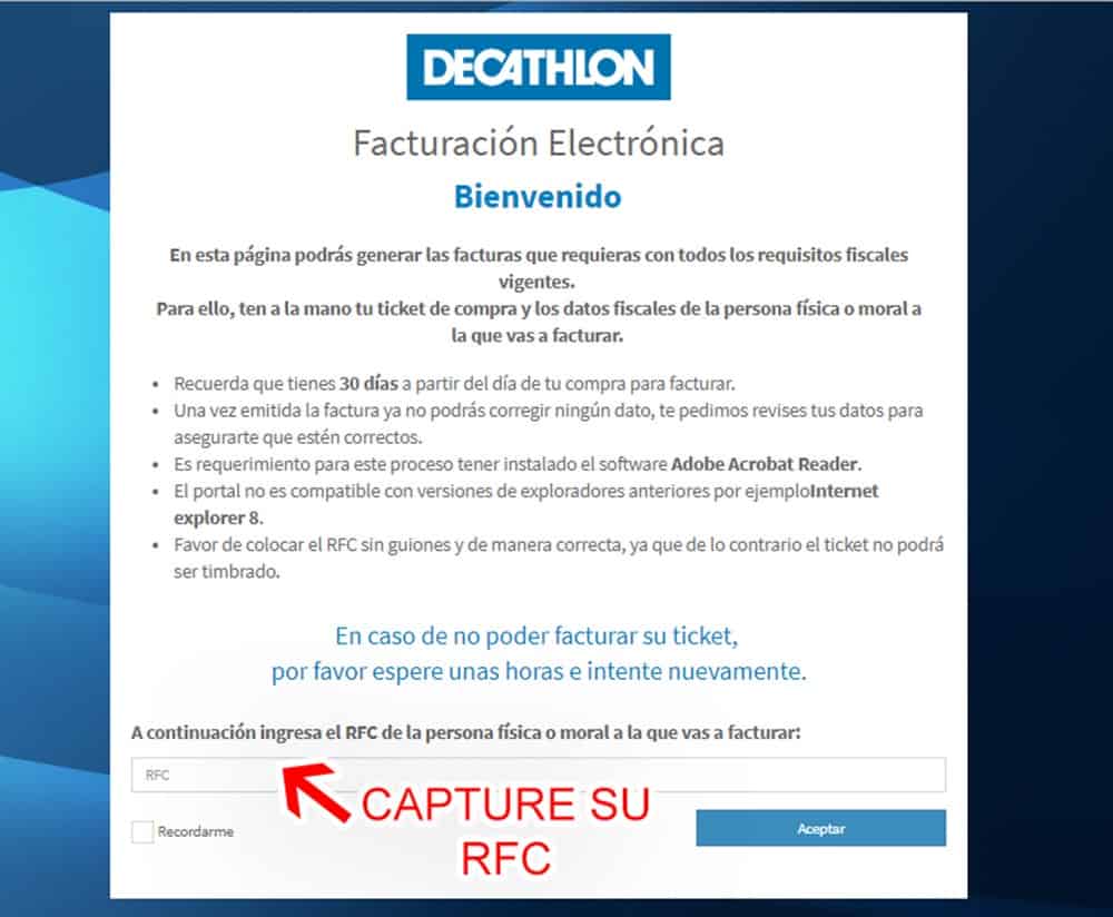 FACTURACIÓN DECATHLON 0