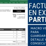 Almacenar mis datos a excel desde facture