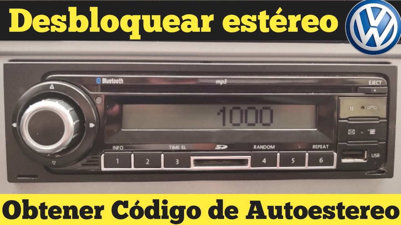 Codigo radio volkswagen gol factura • Facturación Ya
