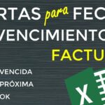 Fecha de vencimiento de facturas