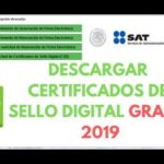 Certificado de sello digital de una factura de seguro