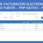 Codigo php para generar factura electronica