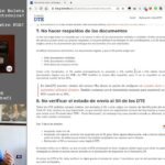 Error al emitir factura electronica