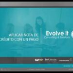 Aplicar nota de credito a factura sap